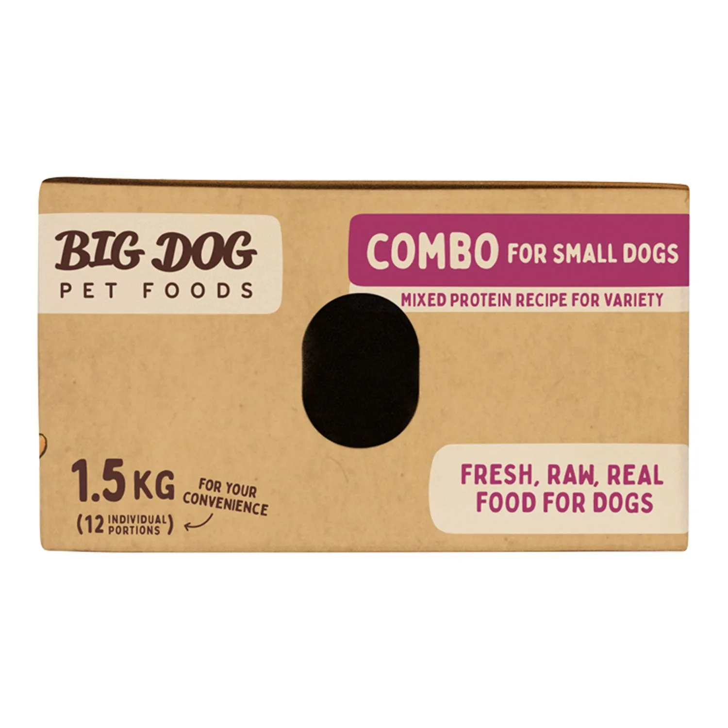 Big Dog Small Dog Combo Raw Dog Food 1.5kg