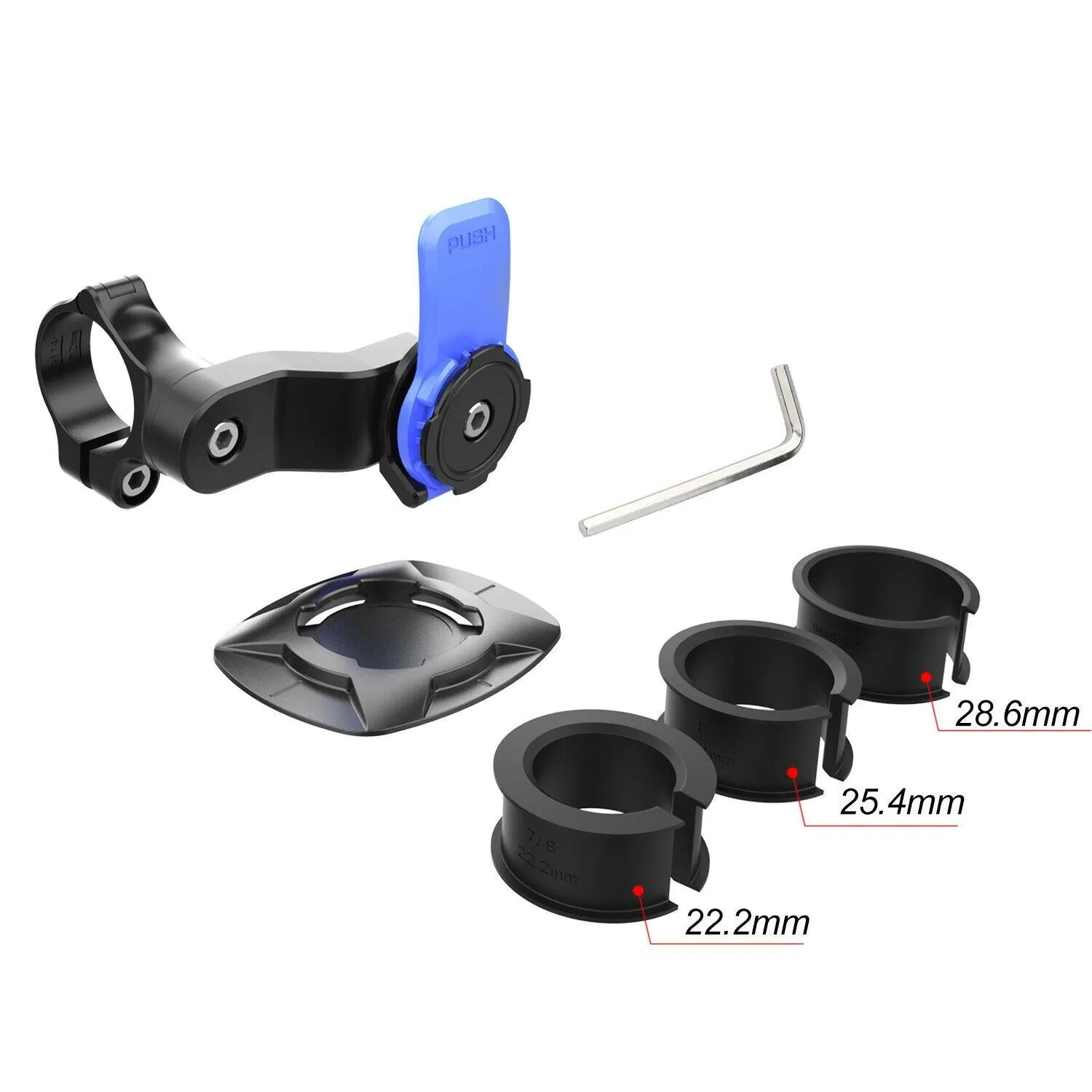 Bike Phone Mount Motorcycle Phone Holder Handlebar Cell Phone Clamp Clip For Scooter Electric Bicycle