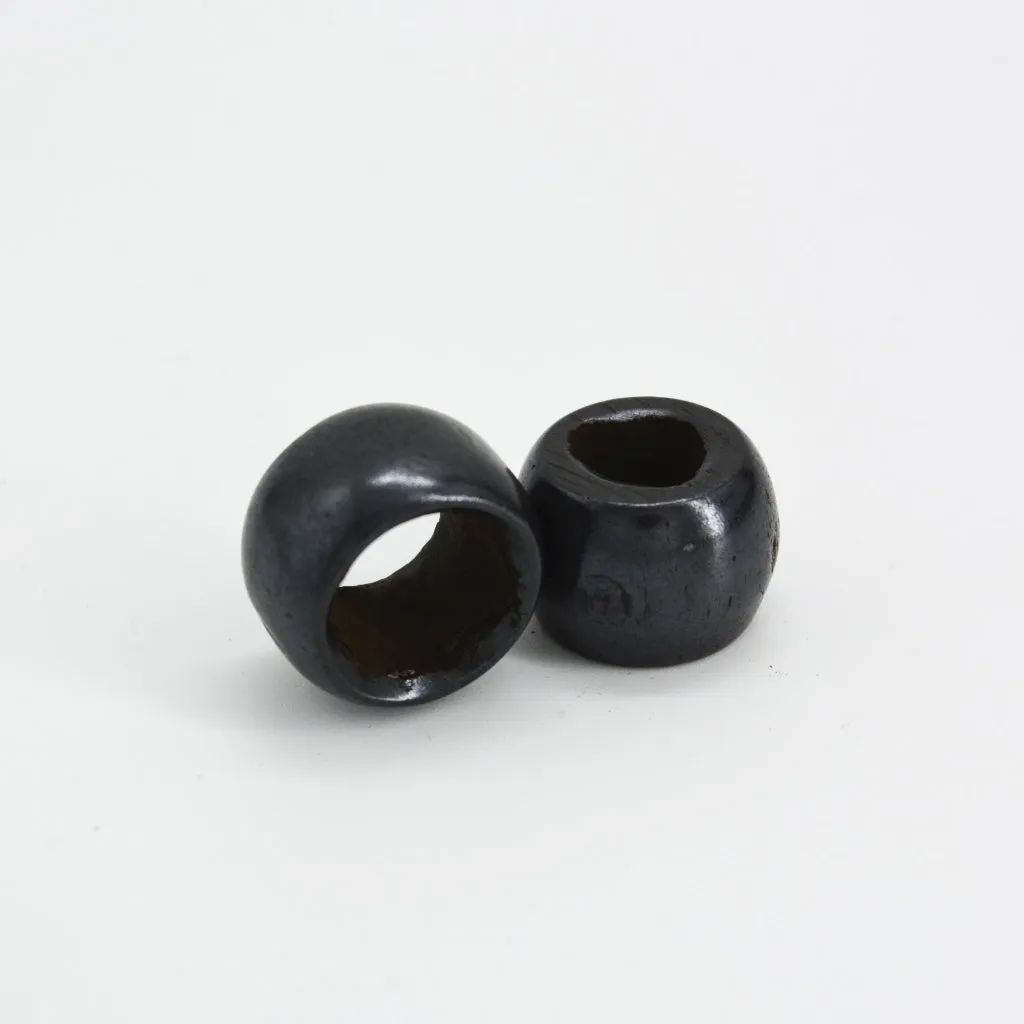 Black Bone Barrel Dreadlock Bead