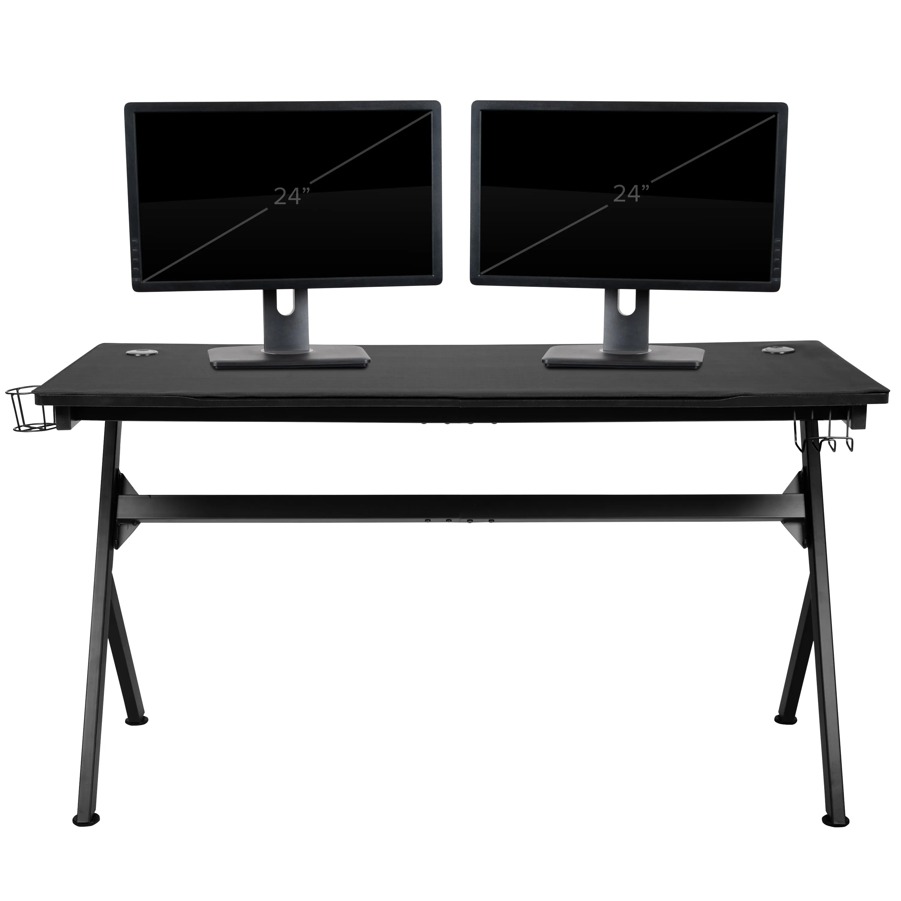 Black Gaming Desk & Chair Set BLN-X10D1904L-CAM-GG