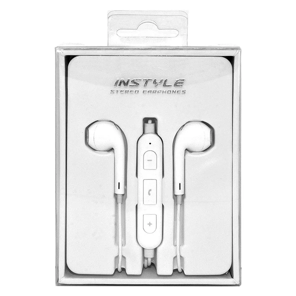 Bluetooth Wireless Hands-free Sweat-proof Sports Earbud Headphones with Multi-function Controls by Modes (White)