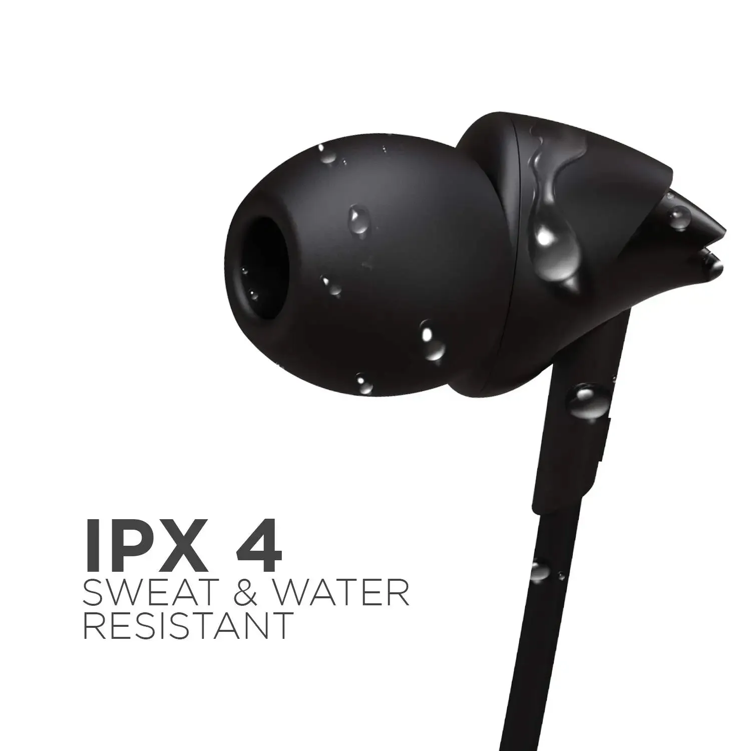 Boat 100 Bluetooth Wireless in NECK-BANDS with Upto 30 Hours Playback, Boat Signature Sound, Ipx4 and Integrated Controls with Mic Active Black