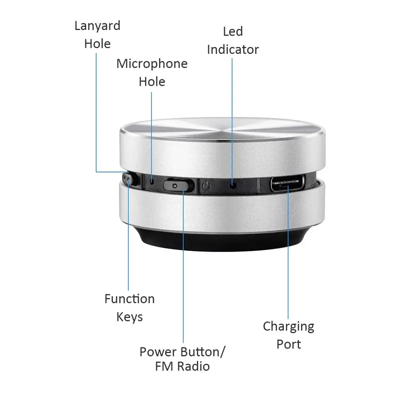 Bone Conduction Vibration Digital Wireless Speaker- Type C Charging