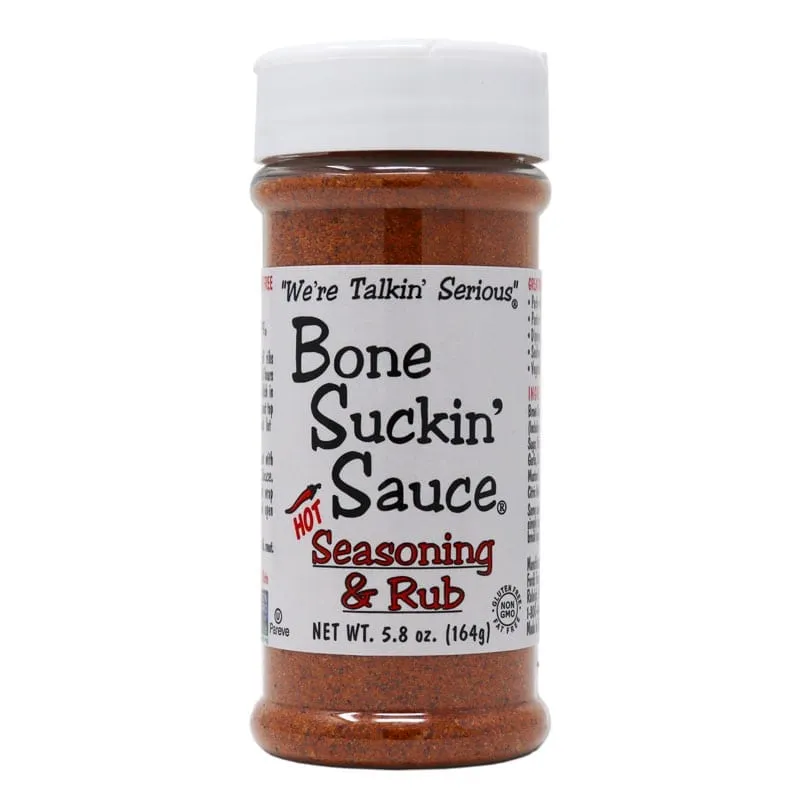 Bone Suckin' Hot Seasoning & Rub, 5.8 oz.