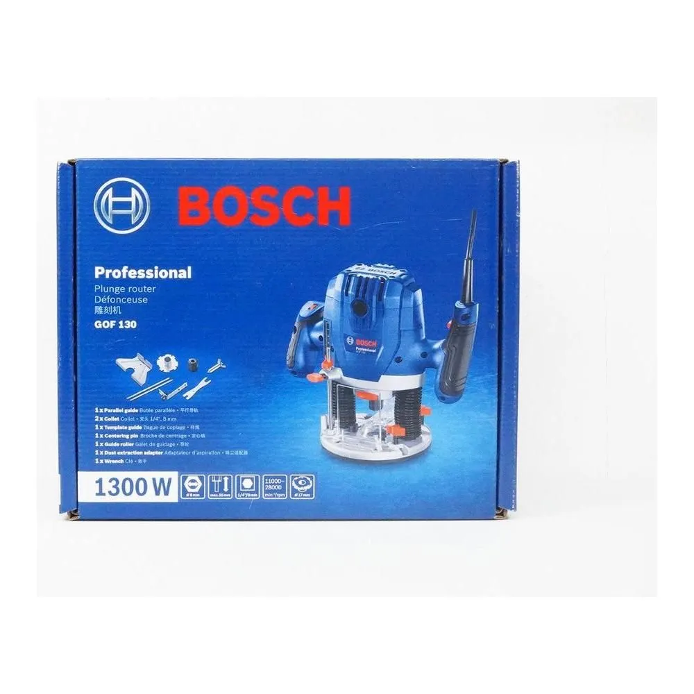 Bosch GOF 130 Plunge Router (1/4") 1300W [Contractor's Choice]