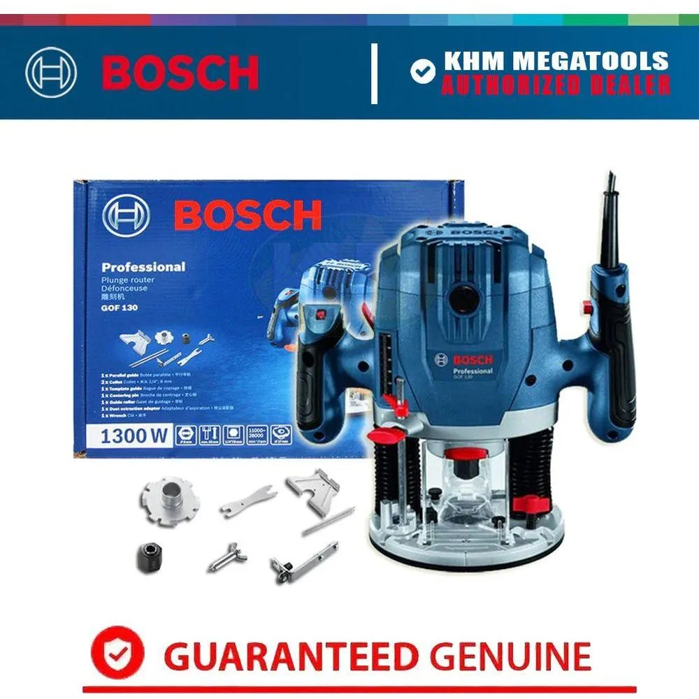 Bosch GOF 130 Plunge Router (1/4") 1300W [Contractor's Choice]