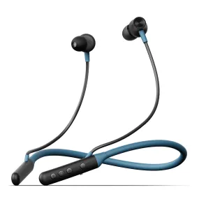 Boult Audio YCharge Wireless in Ear Bluetooth Earphones with 12H Playtime, Type-C Fast Charging (20Min=100% Playtime), Pro  Calling Mic, Made in India, 12mm Bass Drivers, IPX5 Neckband (Blue)