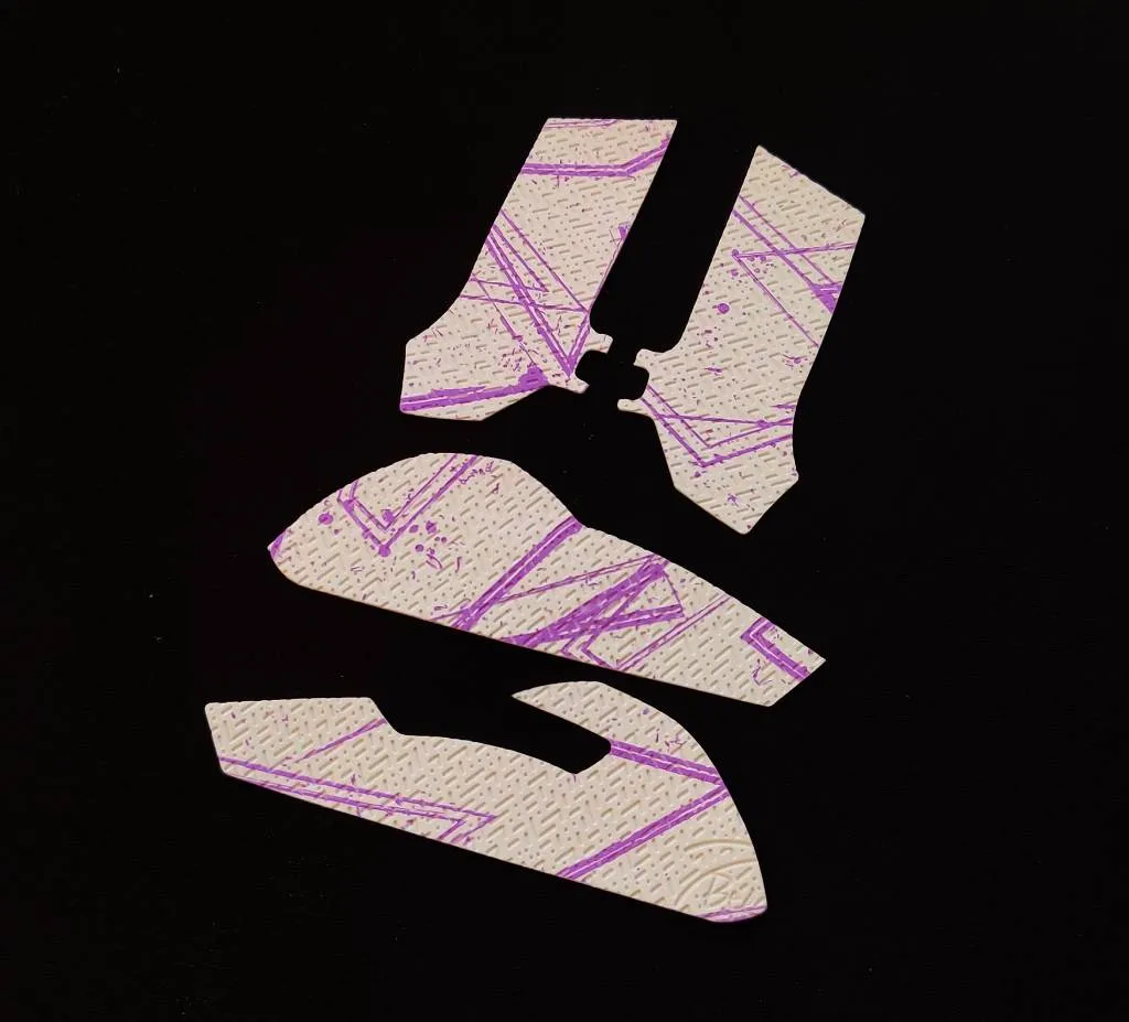 BT.L Mouse Grip for Razer Viper Mini - White and Purple