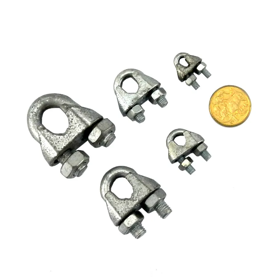 Cable Clamp - Galvanised - 6mm