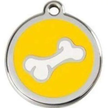 Cartoon Bone Pet ID Tag