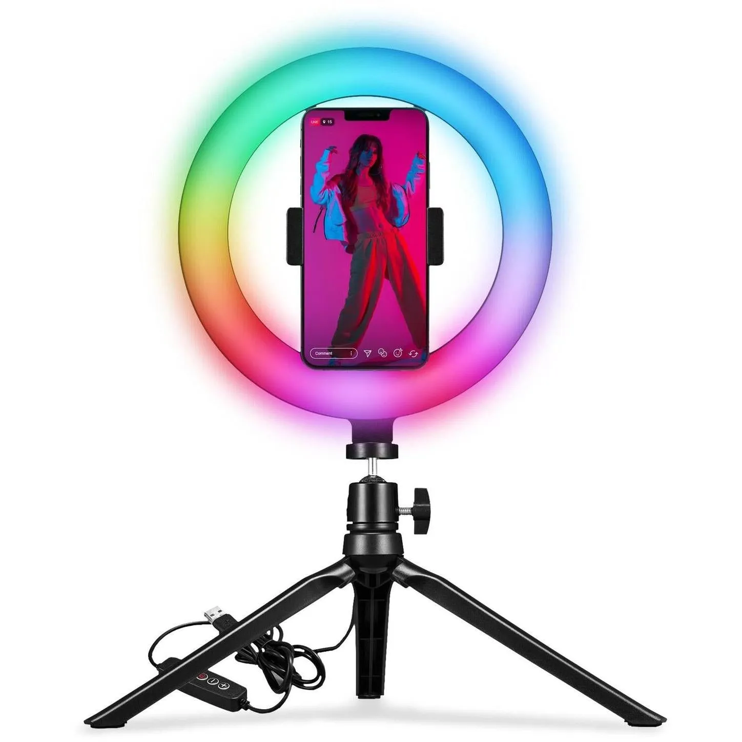 Celly RGB 8" Ring Light