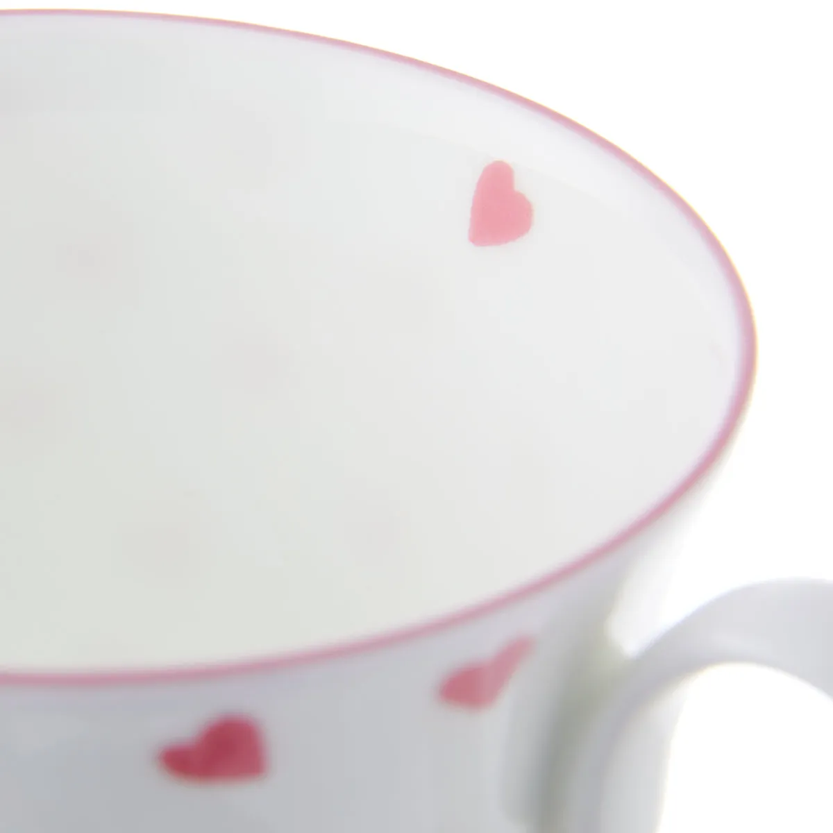 Chatsworth Teacup & Saucer Pink Heart