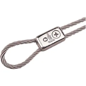 CHROME PLATED ZINC CABLE CLAMP