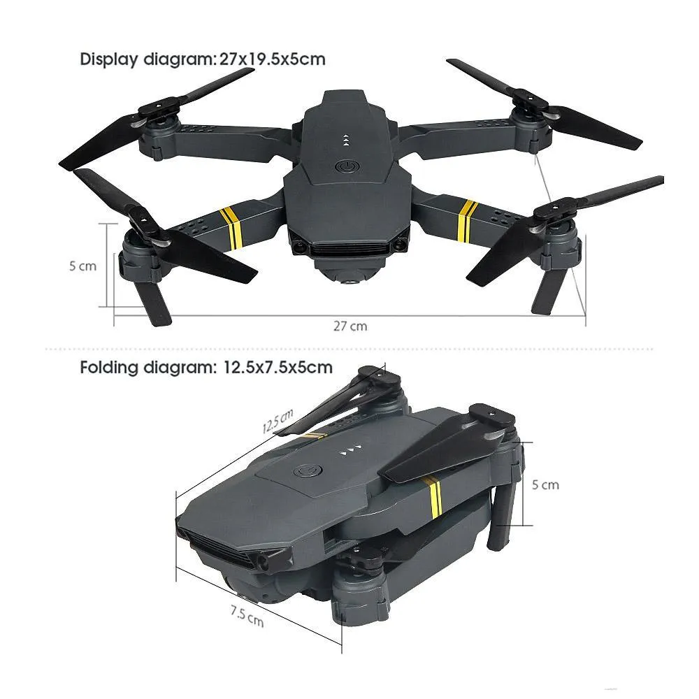 Collapsible RC Quadcopter Helicopter 1080P HD Camera