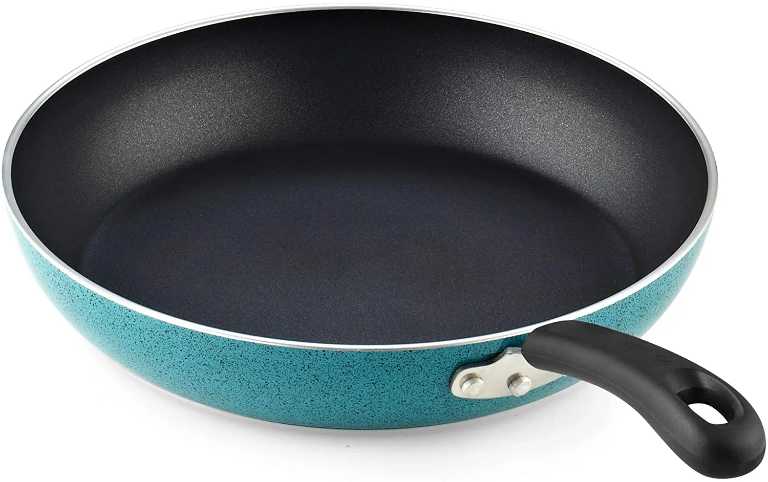 Cook N Home Nonstick Saute Fry Pan , 11-Inch, Turquoise