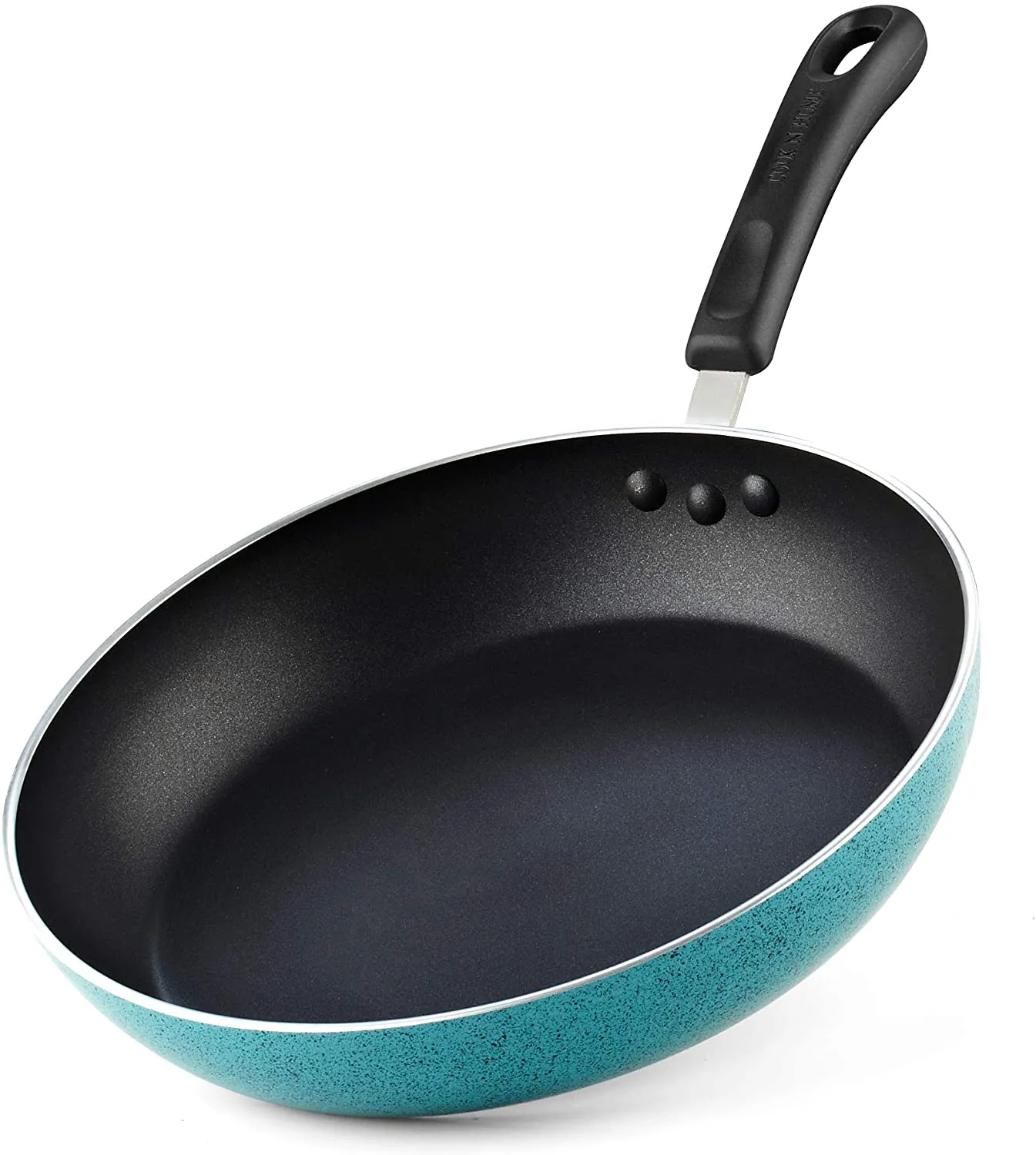 Cook N Home Nonstick Saute Fry Pan , 11-Inch, Turquoise