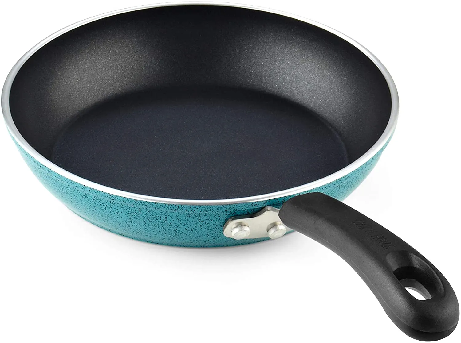 Cook N Home Nonstick Saute Fry Pan Skillet Set, 8, 9.5, and 11-Inch Kitchen Cooking Frying Saute Pan, Induction Compatible, Turquoise, 3-Piece