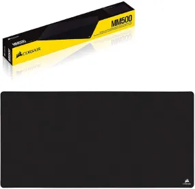 Corsair MM500 Premium Anti-Fray Cloth Gaming Mouse Pad, Extended 3XL - Black