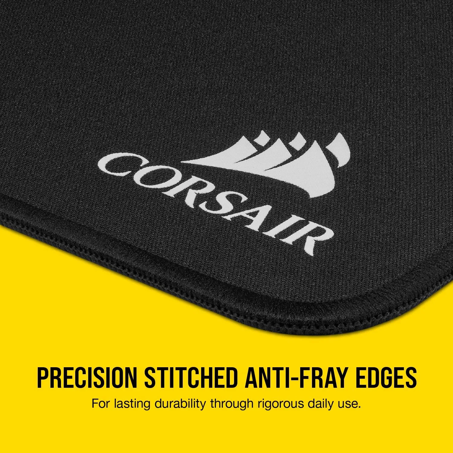 Corsair MM500 Premium Anti-Fray Cloth Gaming Mouse Pad, Extended 3XL - Black