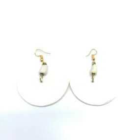 Cow Bone Earrings-Sela White Varation 3