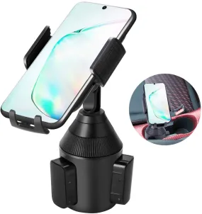 Cup Holder Phone Mount for Car Universal Adjustable Car Mount for Galaxy Note 10/Note 10 Plus/Note 9/Note 8/S8/S9/S10e/S10/S10 Plus/iPhone Xs Max/Xr/Xs/7/6 Plus