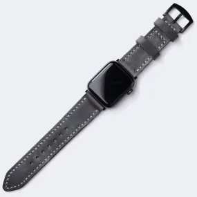 Custom Made Apple Watch Strap - Antique Gray