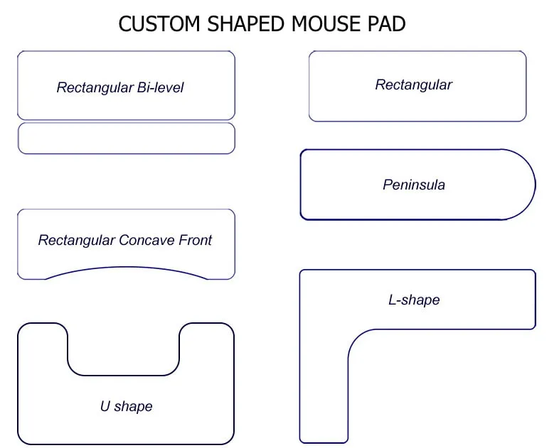 Custom Shaped Mouse Pad