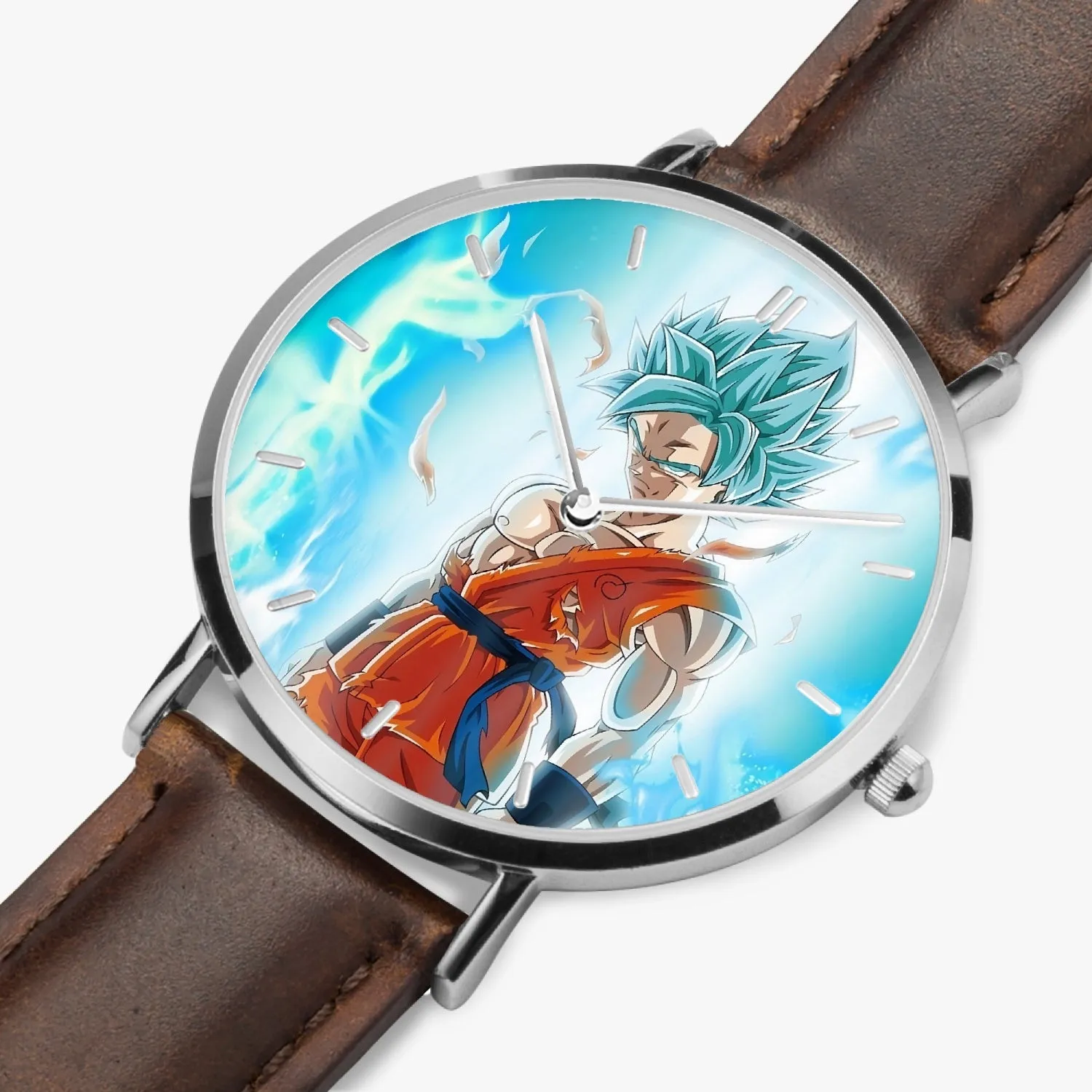 DBZ-Store Serious Super Saiyan Goku 2 Blue Epic Aura Watch