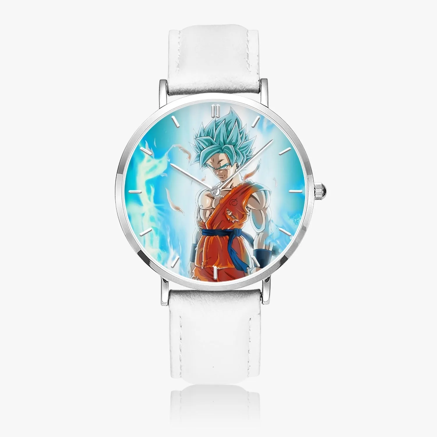 DBZ-Store Serious Super Saiyan Goku 2 Blue Epic Aura Watch