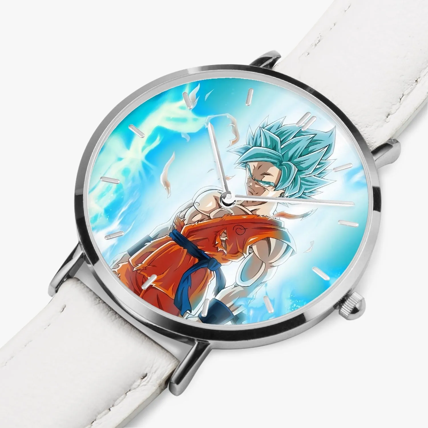 DBZ-Store Serious Super Saiyan Goku 2 Blue Epic Aura Watch