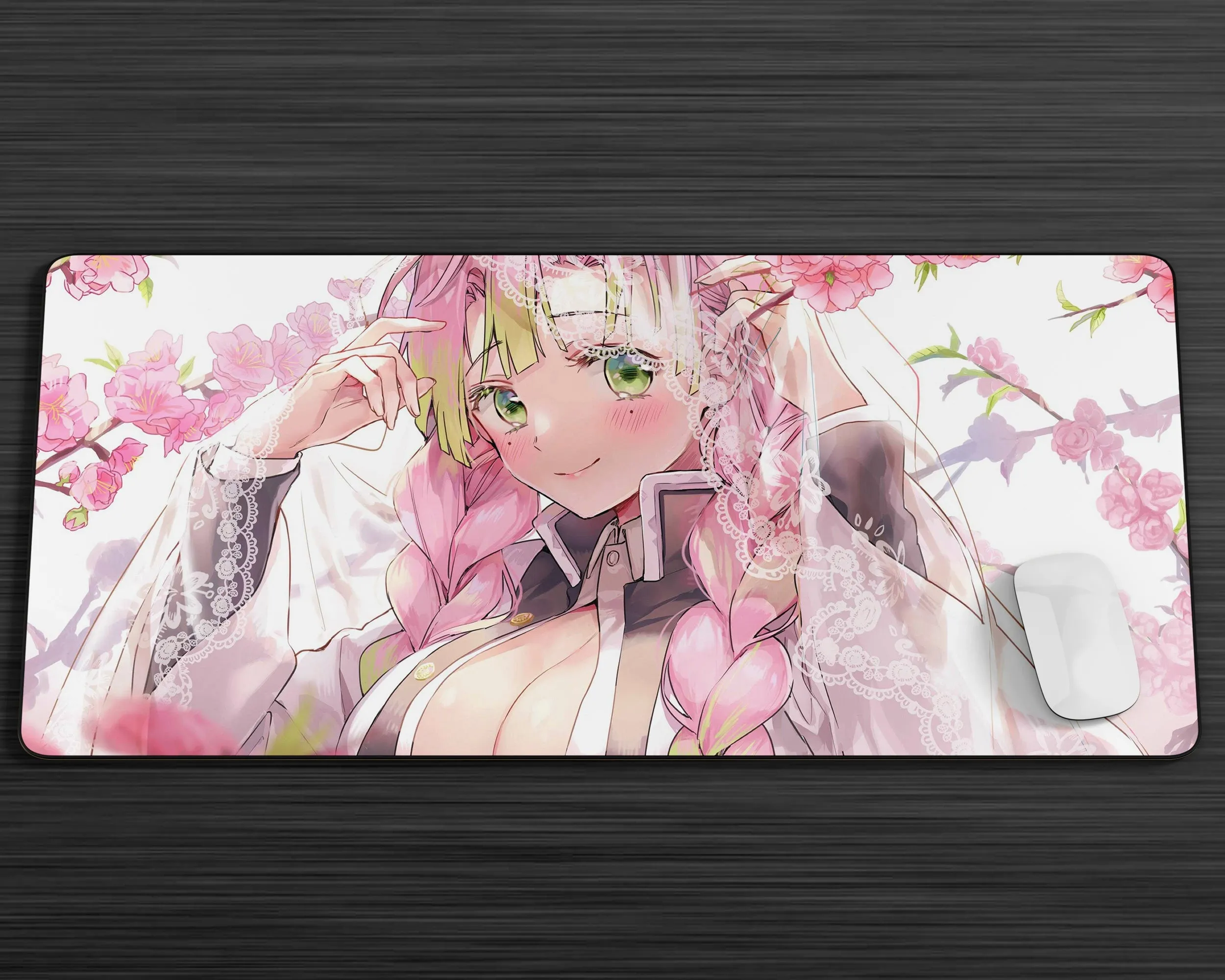 Demon Slayer Mitsuri Kanroji Love Hashira Gaming Mouse Pad