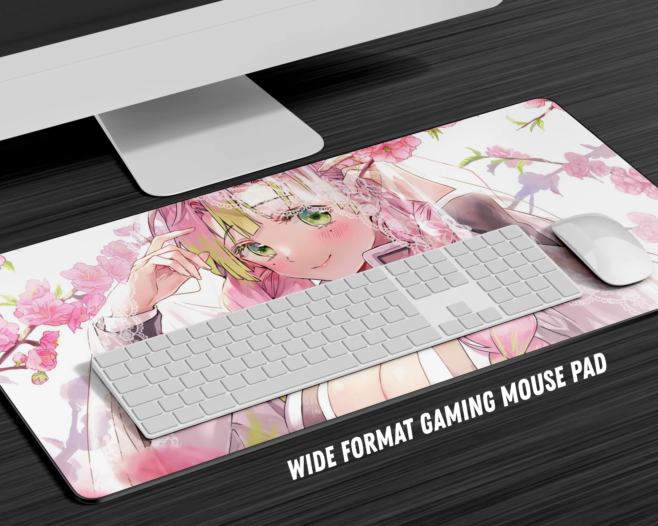 Demon Slayer Mitsuri Kanroji Love Hashira Gaming Mouse Pad