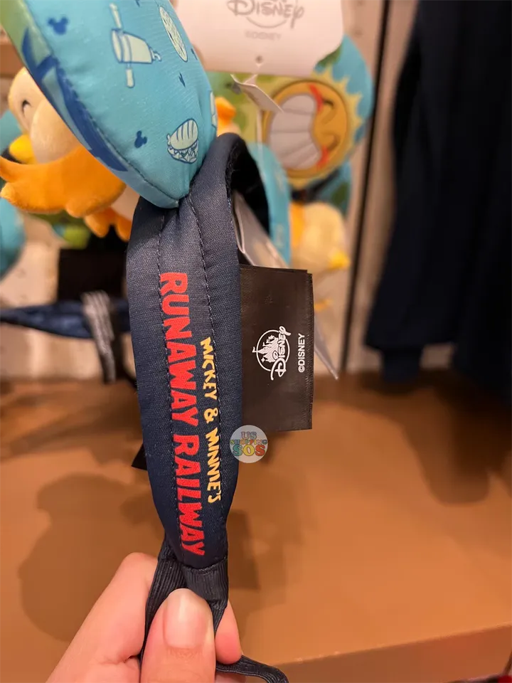 DLR - Mickey & Minnie's Runaway Railway - Chuuby Plush Printed Ear Adaptable Fit Headband