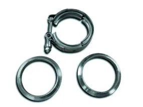 Dynatech V-Clamp Collar Kit - 3.50" - Stainless Steel