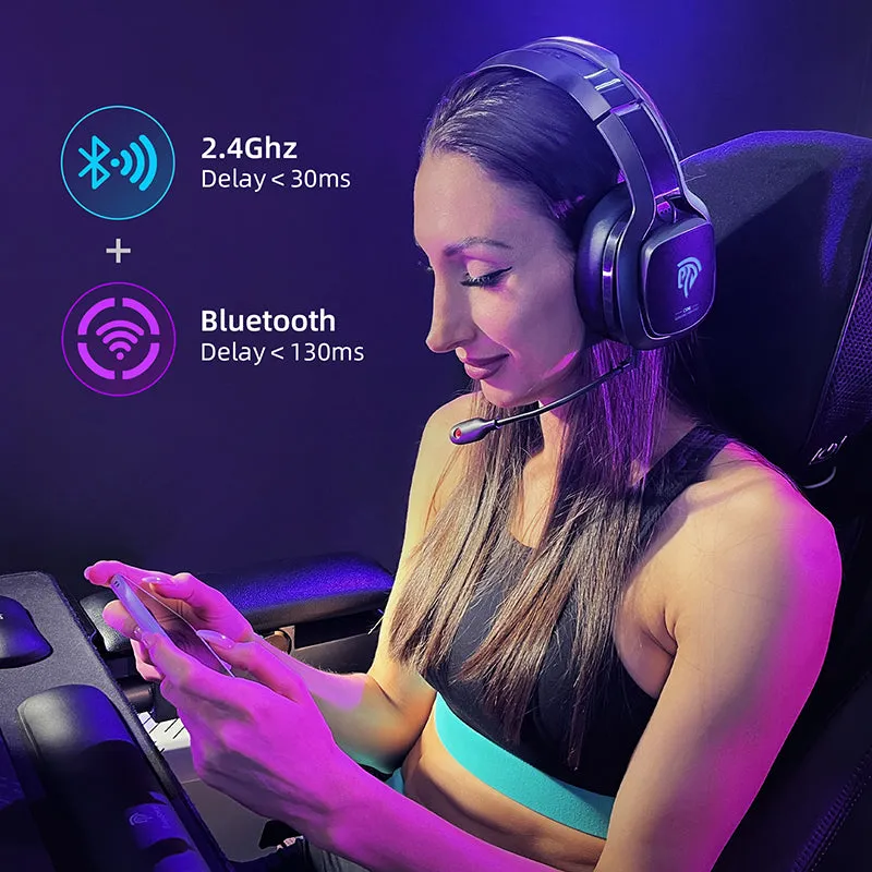 EasySMX® C06W Gaming Headsets with Bluetooth and Mic