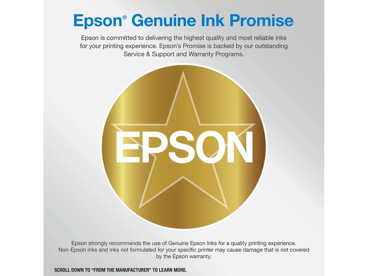 Epson EcoTank ET-2850 Wireless Color All-in-One Cartridge-Free Supertank Printer (White)