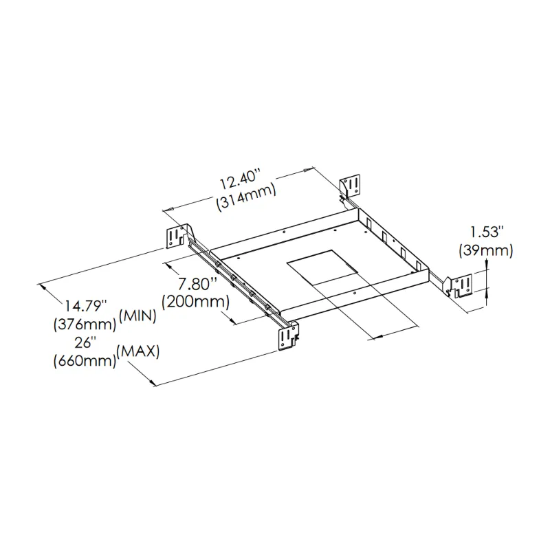 Eurofase 47135 New Construction Plate for Baby Tango BTGO-2 Flat Gimbal Trim/Trimless