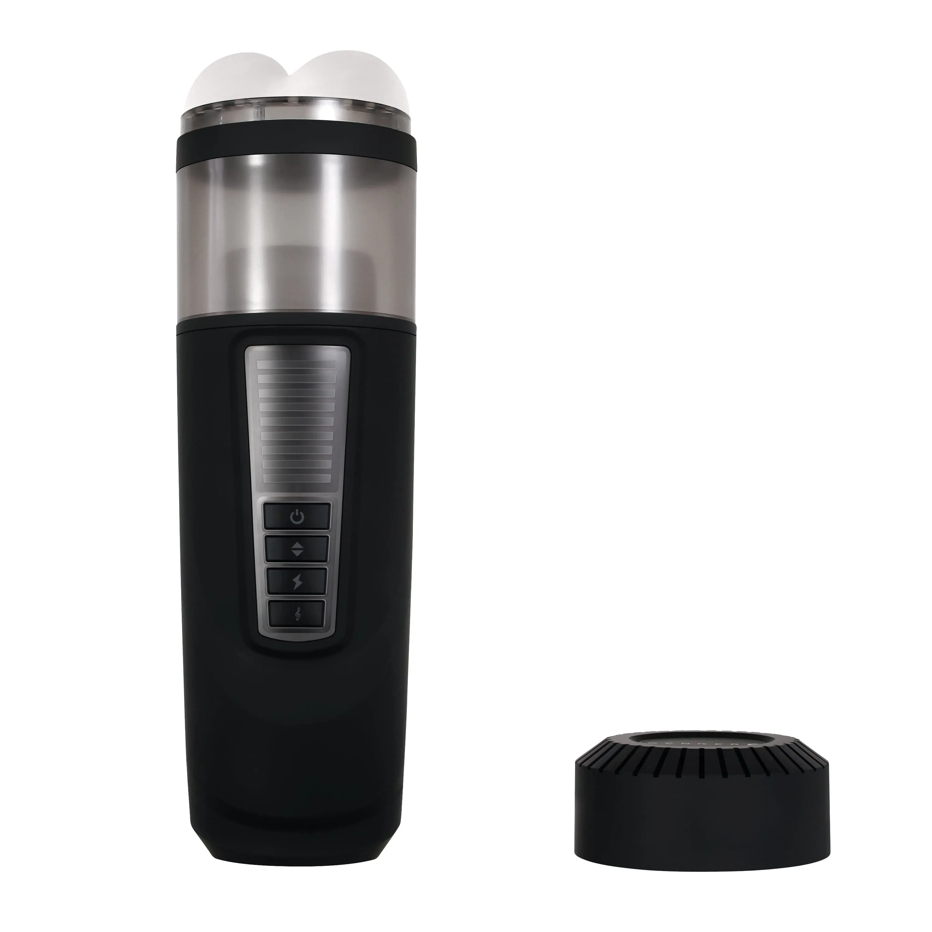 Evolved - Gender X Message In A Bottle Spinning Thrusting Stroker Masturbator (Black)