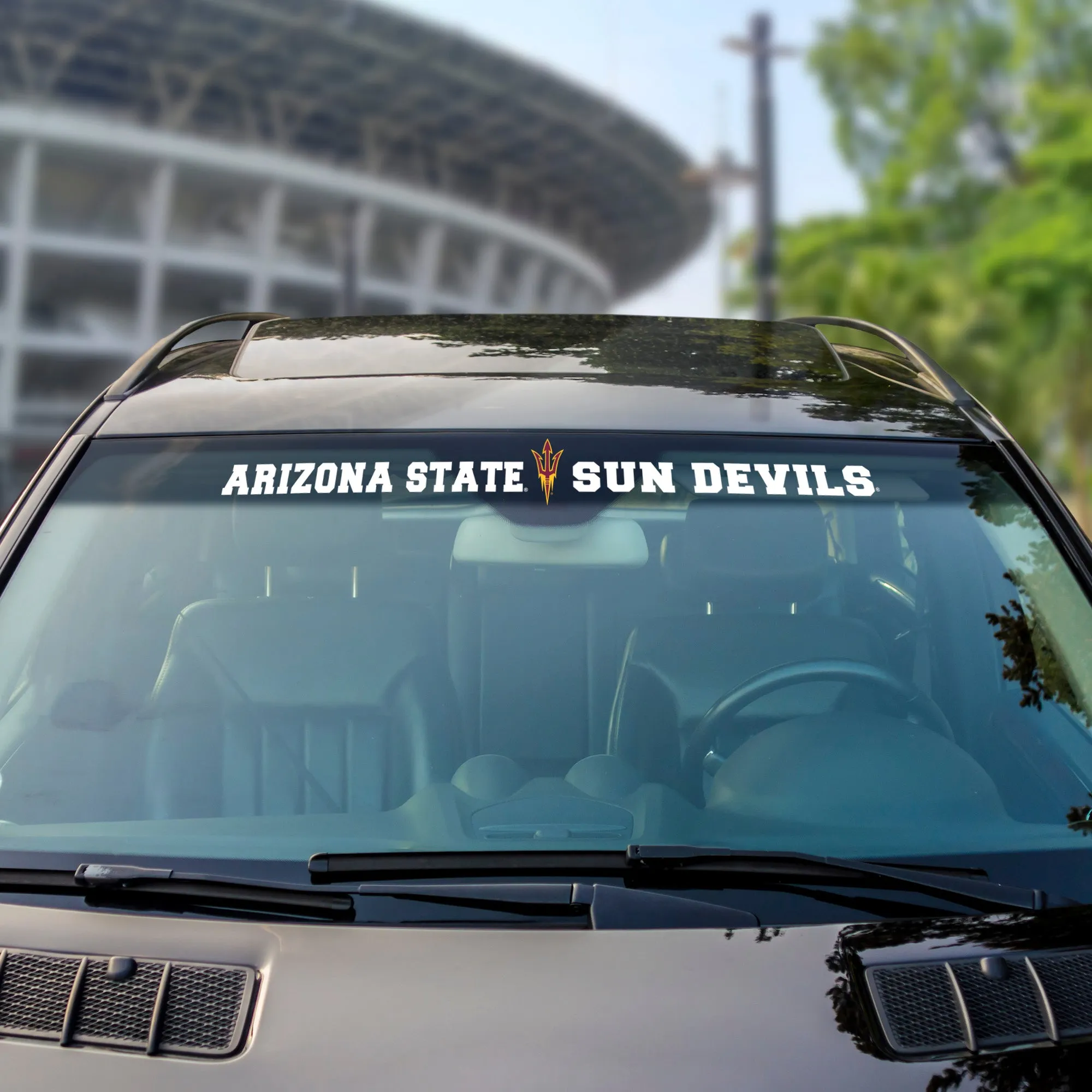 Fanmats Arizona State Sun Devils Sun Stripe Windshield Decal 3.25" x 34"