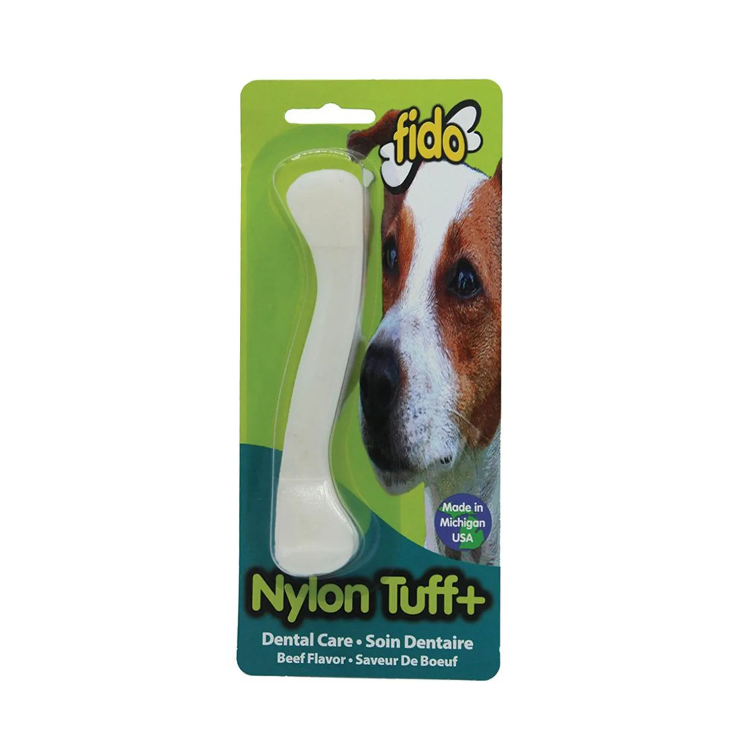 Fido Nylon Tuff  Bone Beef Flavour Dog Toy