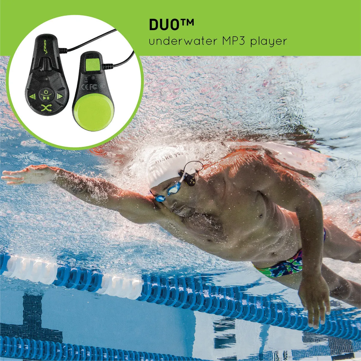 Finis DUO Underwater Bone Conduction MP3 Player