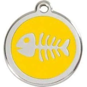 Fish Bone Pet ID Tag