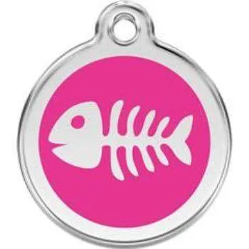 Fish Bone Pet ID Tag