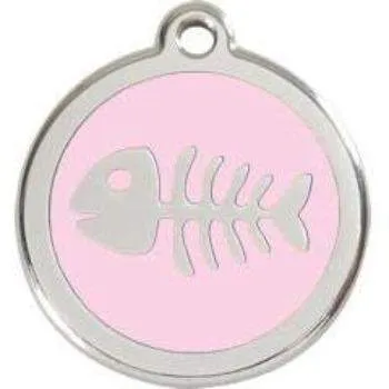 Fish Bone Pet ID Tag