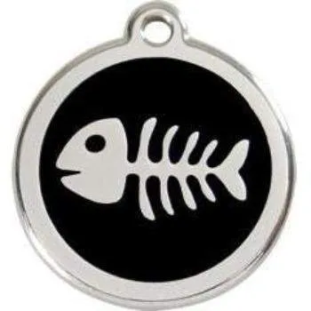 Fish Bone Pet ID Tag