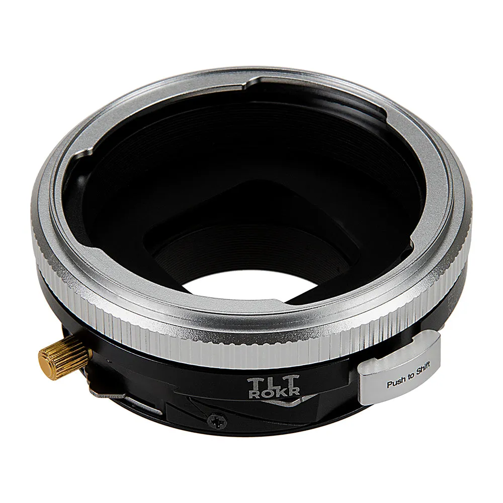 Fotodiox Pro TLT ROKR - Tilt / Shift Lens Mount Adapter for Pentacon 6 (Kiev 66) SLR Lenses to to Nikon F Mount SLR Camera Body