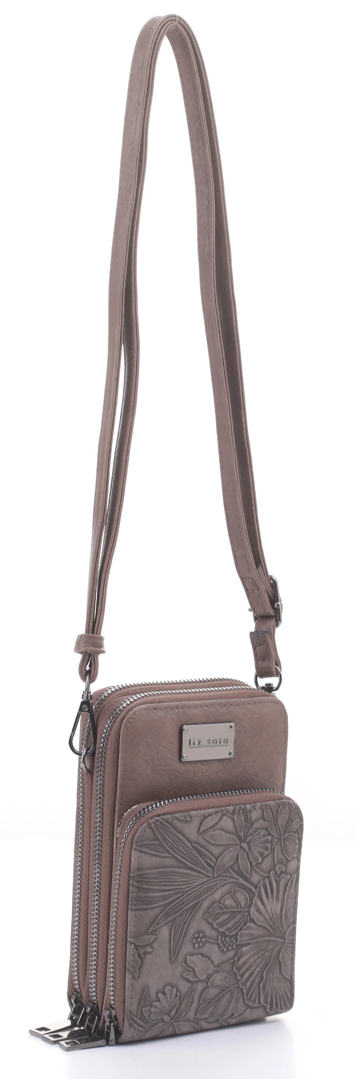 Gina 3313 compact cell phone cross body with wallet