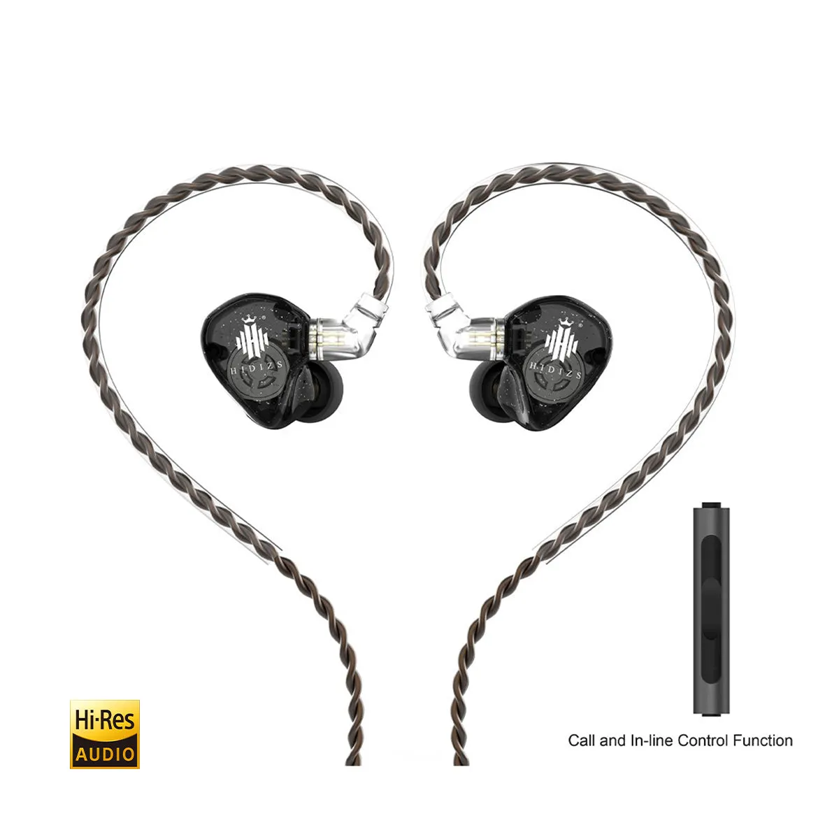 Hidizs MS1-Rainbow High-Performance Dual Magnetic Circuit Dynamic Driver In-ear Monitors