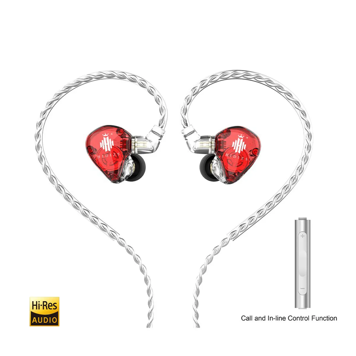 Hidizs MS1-Rainbow High-Performance Dual Magnetic Circuit Dynamic Driver In-ear Monitors