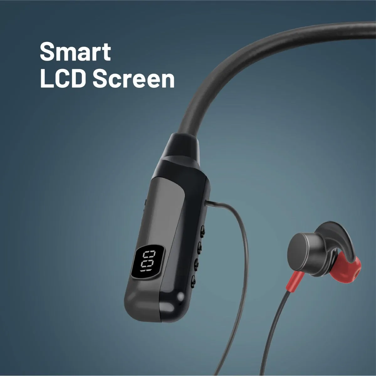 High-Definition Dynamic Wireless Neckband Earphones with TF card Slot